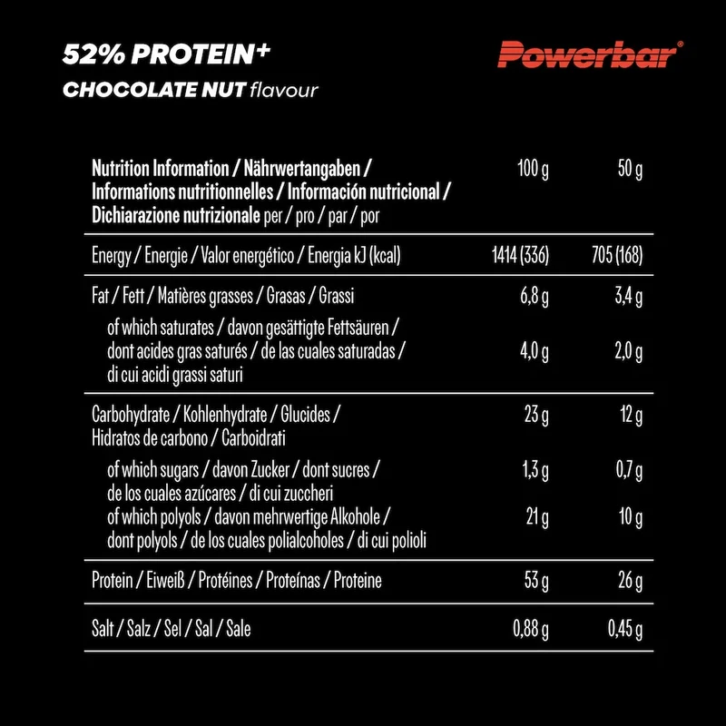 Barres Protéinées 52% Powerbar