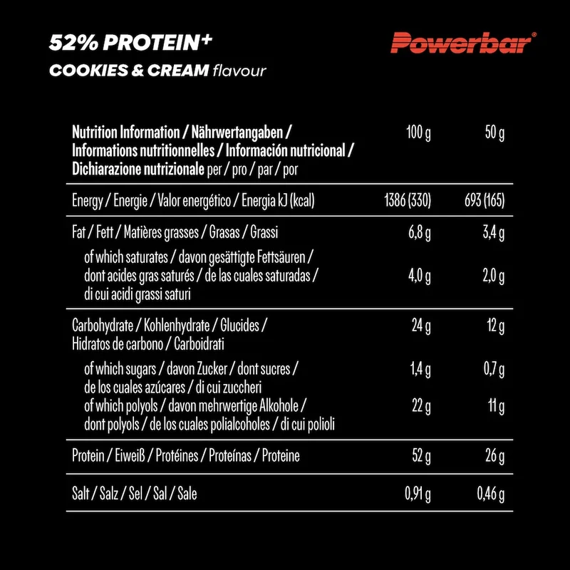 Barres Protéinées 52% Powerbar