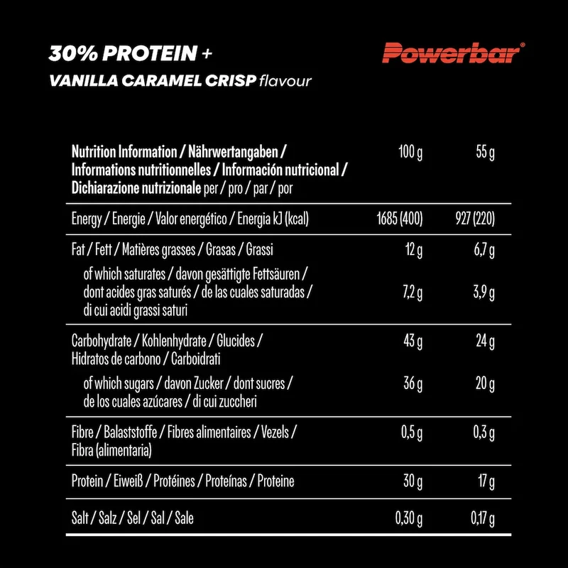 Barres Protéinées 30% Powerbar