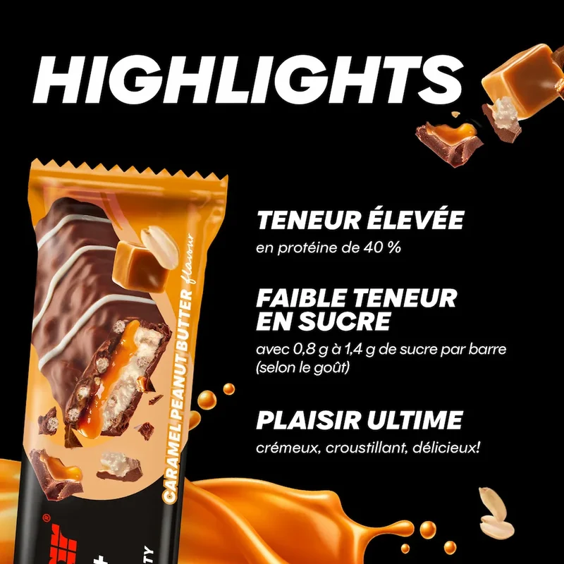 Barres protéinées 40% Crisp Powerbar