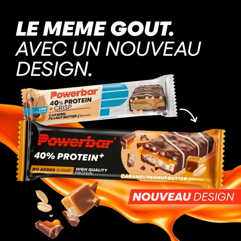 Barres protéinées 40% Crisp Powerbar