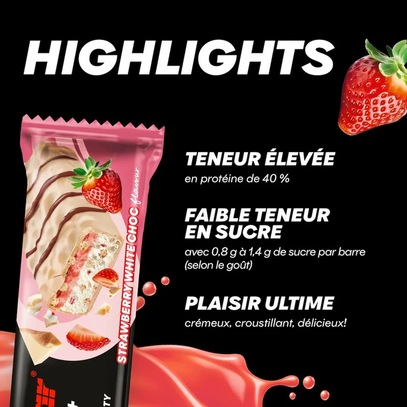 Barres protéinées 40% Crisp Powerbar