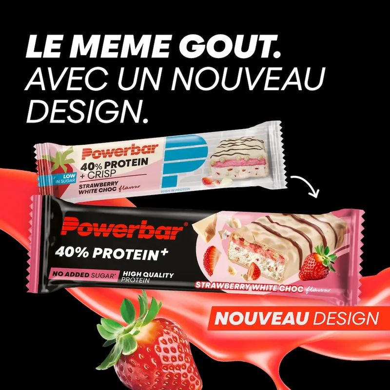 Barres protéinées 40% Crisp Powerbar