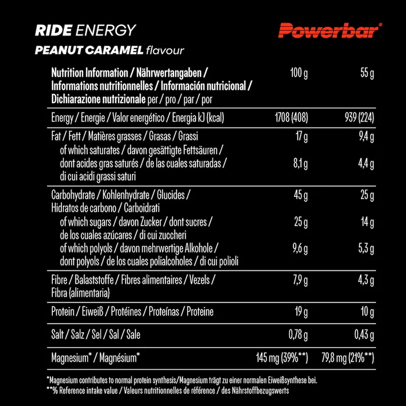 Barres Ride Energy Powerbar
