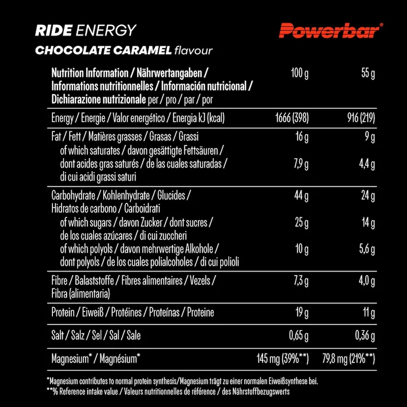 Barres Ride Energy Powerbar