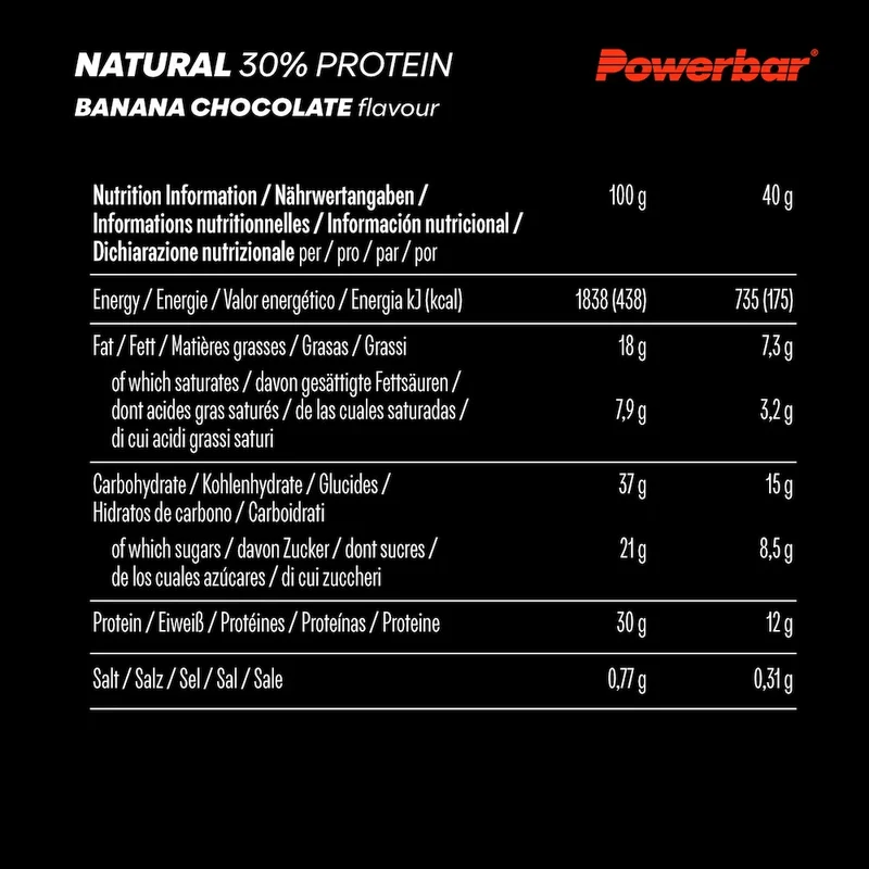 Barres Natural Protein Powerbar