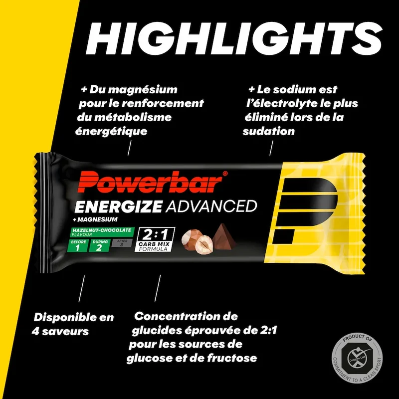 Barres Energize Advanced Powerbar