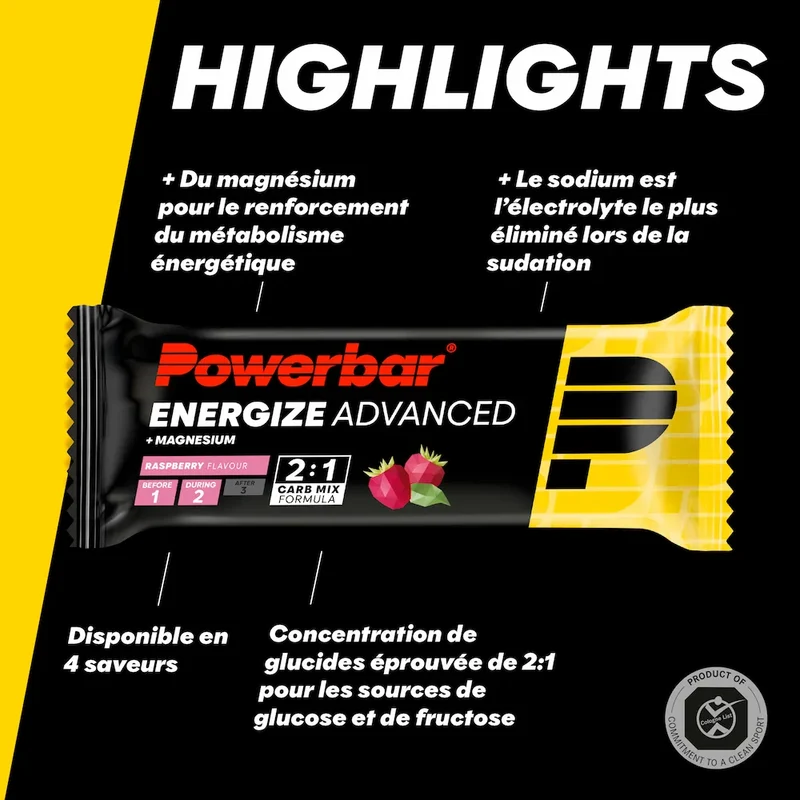 Barres Energize Advanced Powerbar