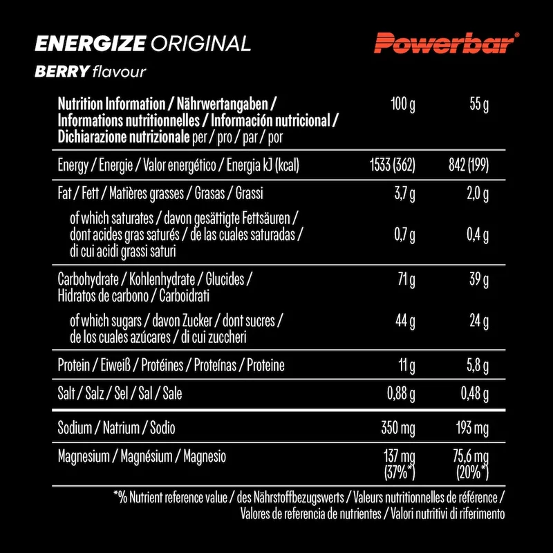 Barres Energize Original Powerbar