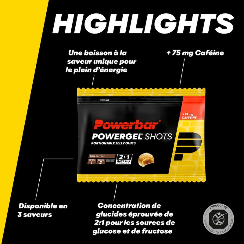 PowerGels Shots Gums Powerbar