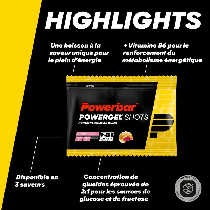 PowerGels Shots Gums Powerbar