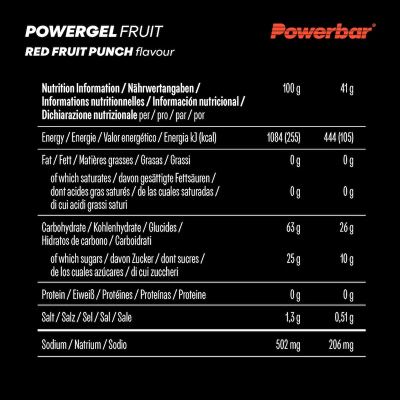 PowerGels Fruit Powerbar
