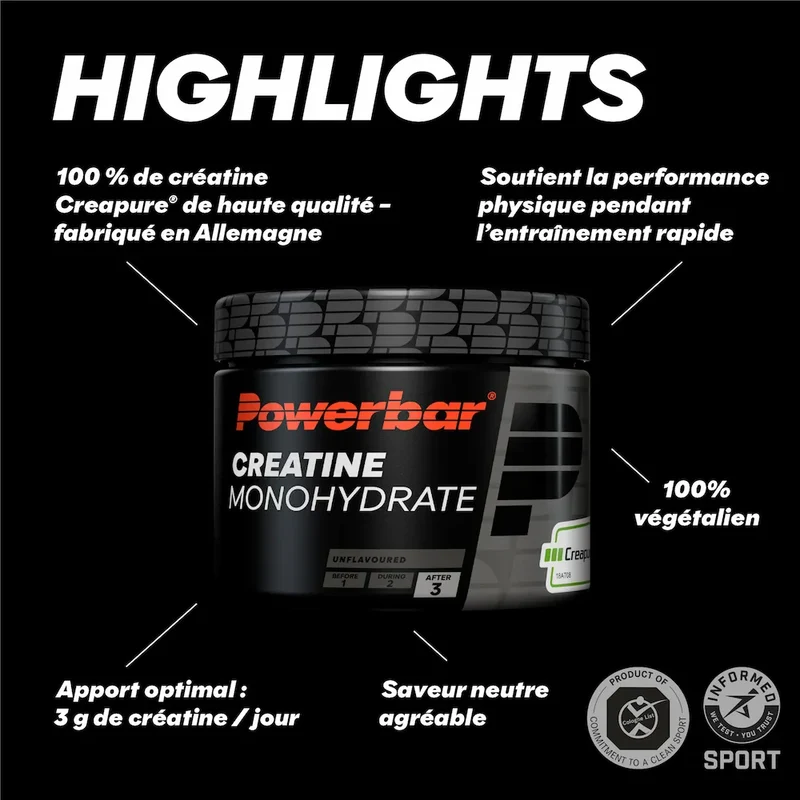 Créatine monohydrate Powerbar
