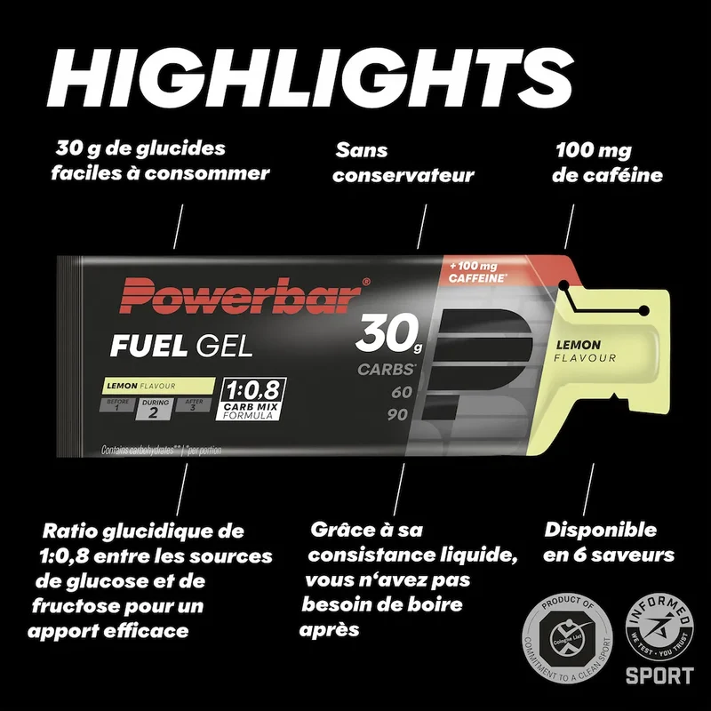 Fuel Gel 30g Caféine Powerbar