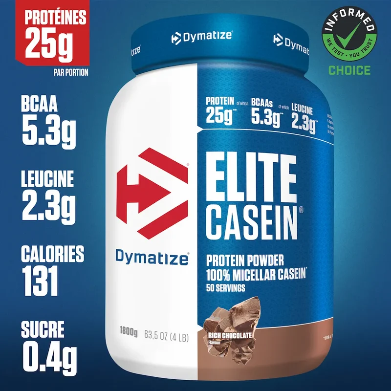 Elite Casein Dymatize – Caséine protéinée