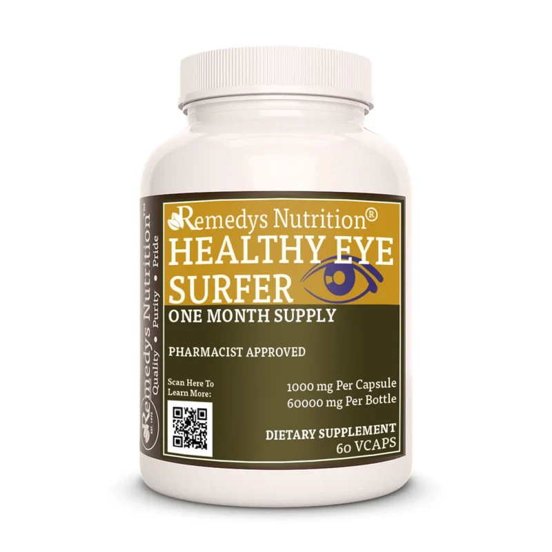 Healthy Eye Surfer™ Vitamines pour la vision 1000 mg 60 capsules végétaliennes