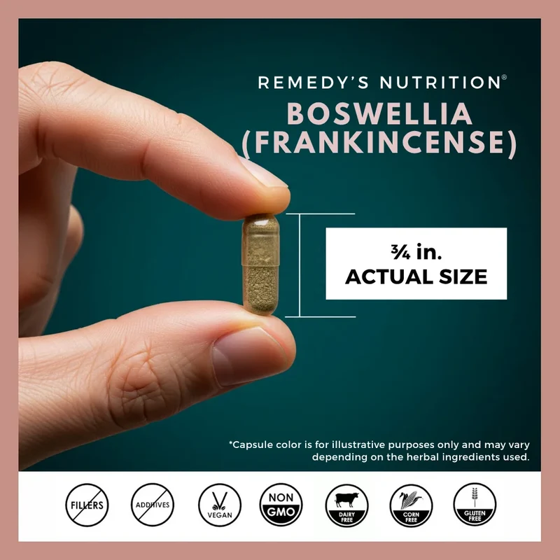Boswellia (encens) 1000 mg 60 capsules végétaliennes