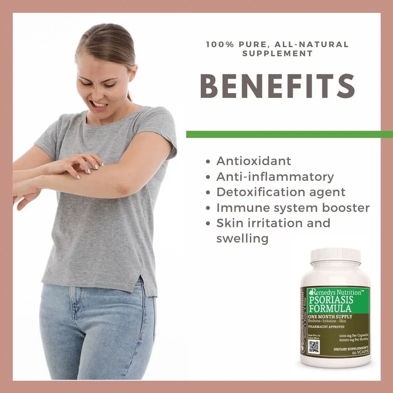 Formule Psoriasis™ 1000 mg 60 capsules végétaliennes