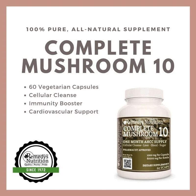 Complete Mushroom 10™ 1000 mg 60 capsules végétaliennes