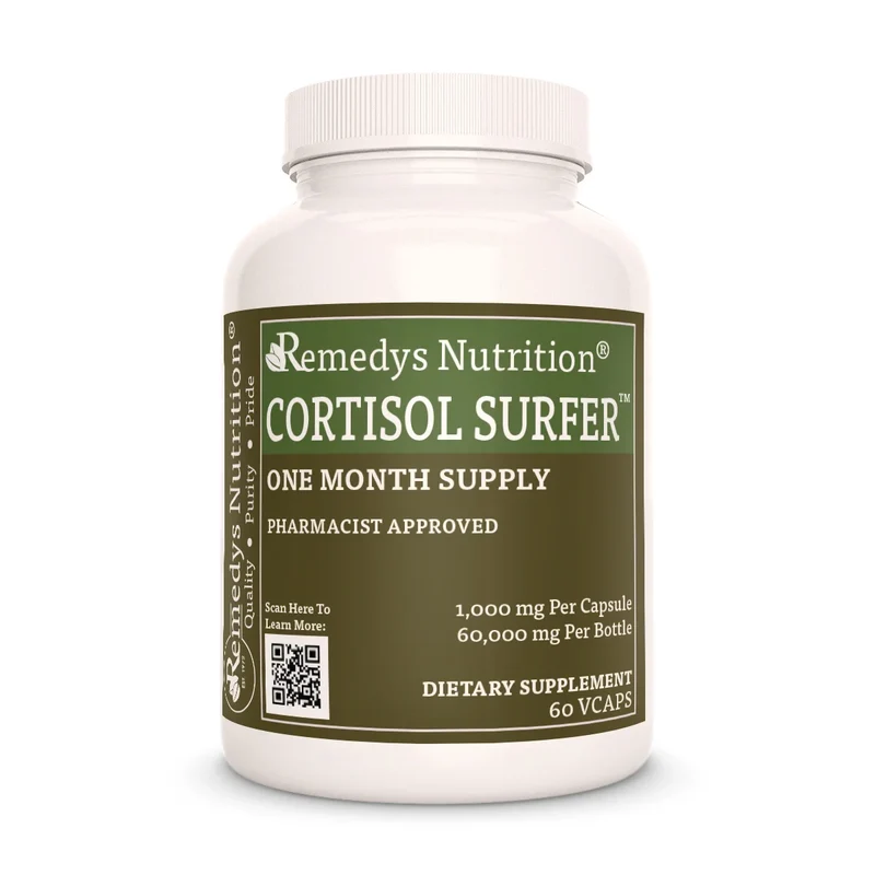 Cortisol Surfer™ 1000 mg, 60 capsules végétaliennes