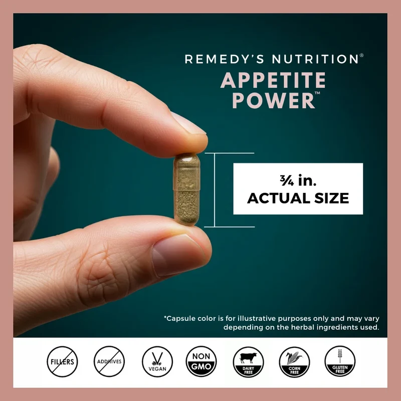 Appetite Power™ Racine de konjac – Glucomannane pour la perte de poids 1000 mg 60 capsules végétaliennes