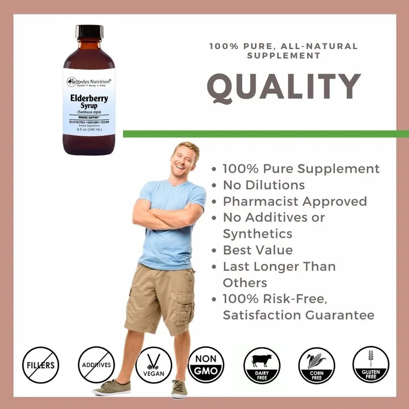 Sirop de sureau pour la toux et les maux de gorge 4 ml