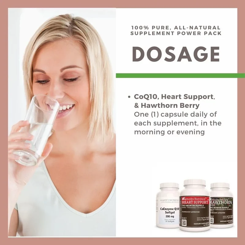 Heart Power Pack™ Trois flacons de capsules et de gélules