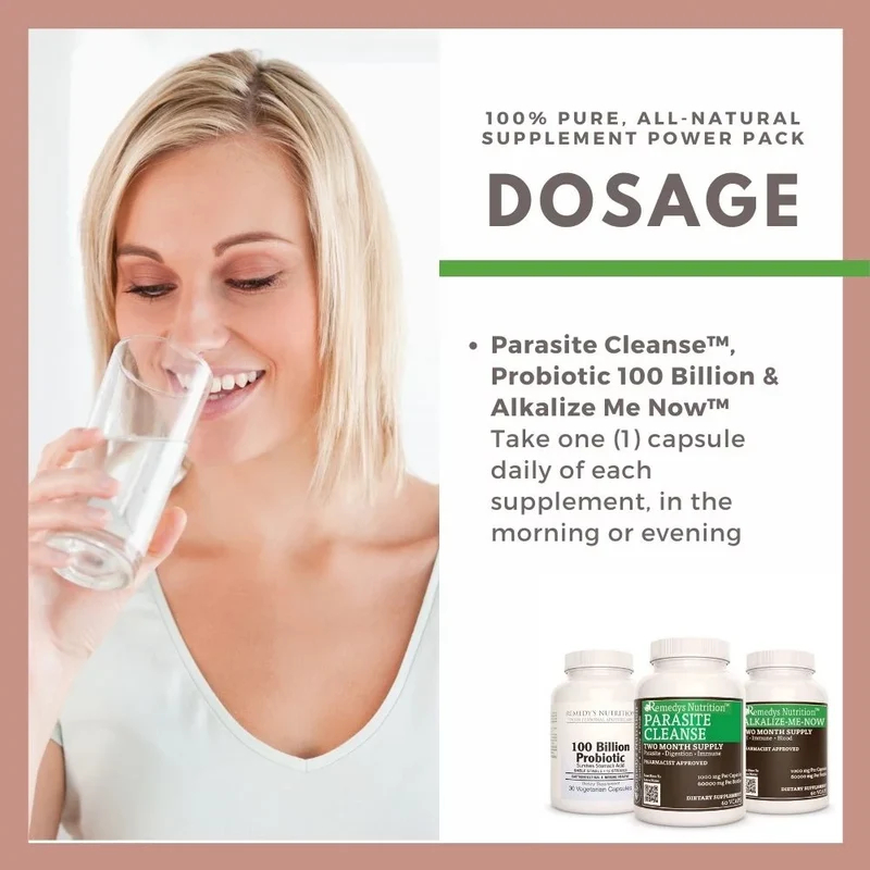 Parasite Power Pack™ Trois flacons de capsules de supplément