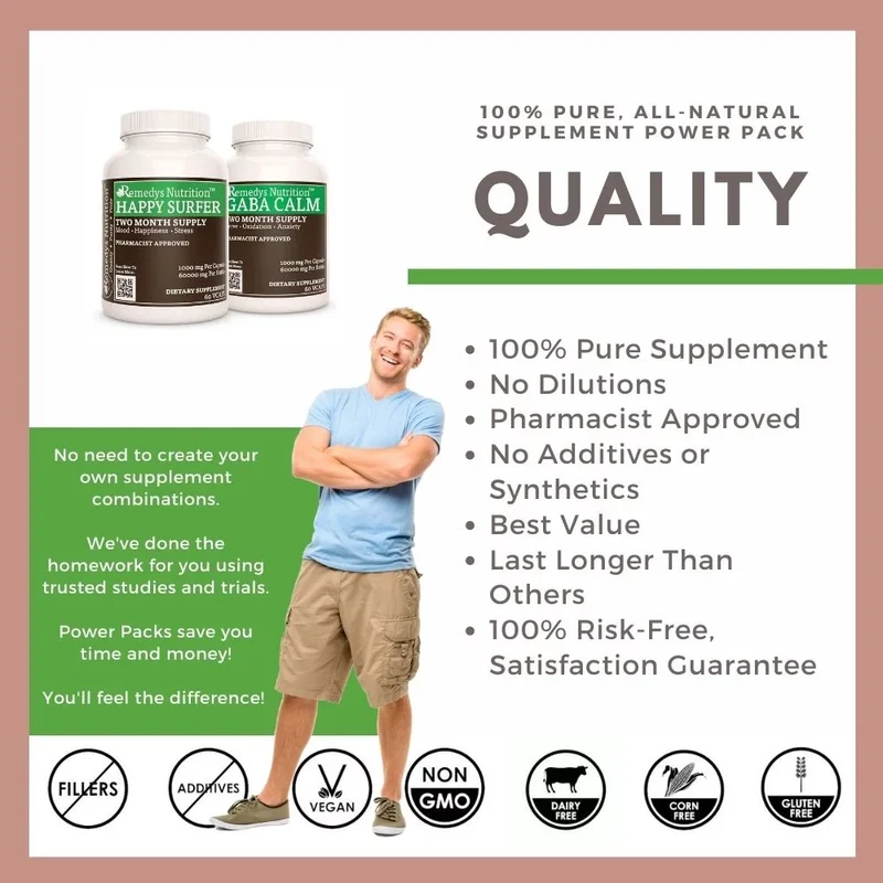 Mood Power Pack™ Deux flacons de 1000 mg, 60 capsules
