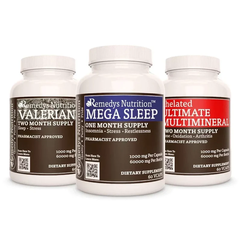 Pack d'énergie pour le sommeil™ Trois flacons de capsules