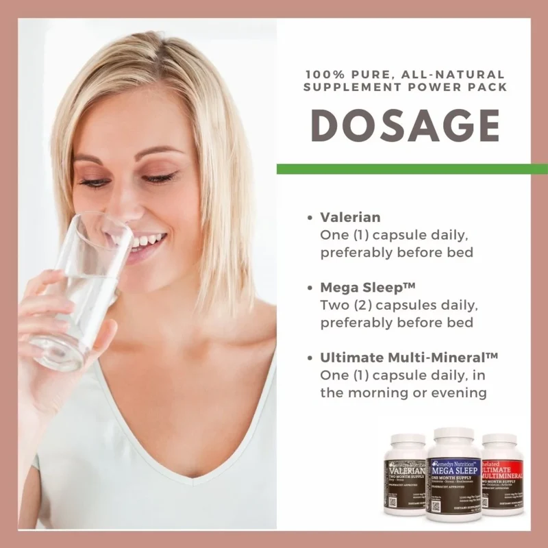 Pack d'énergie pour le sommeil™ Trois flacons de capsules