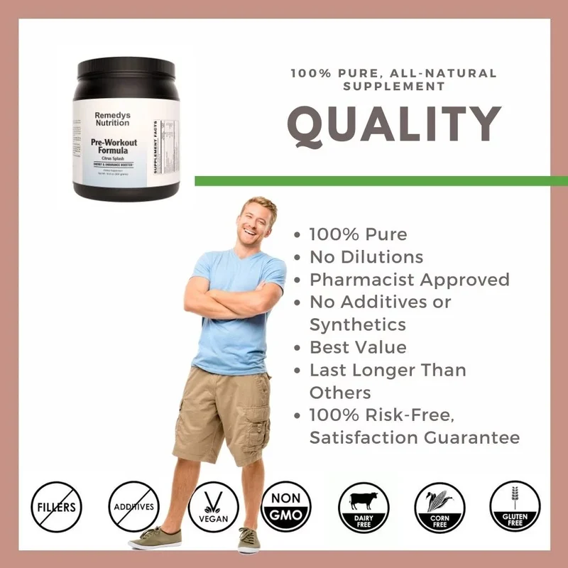 Formule pré-entraînement en poudre au goût d'agrumes 10.6 oz