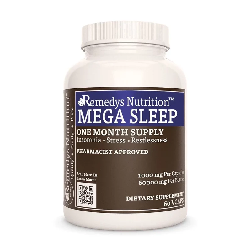 Mega Sleep™ 1000 mg 60 capsules végétaliennes