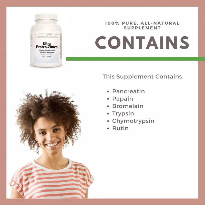 Ultra Proteo-Zimes™ 840 mg, 100 comprimés