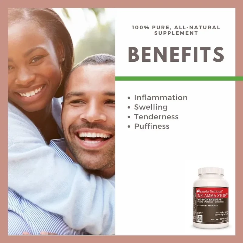 Inflamma-Stop™ 1000 mg, 60 capsules végétaliennes
