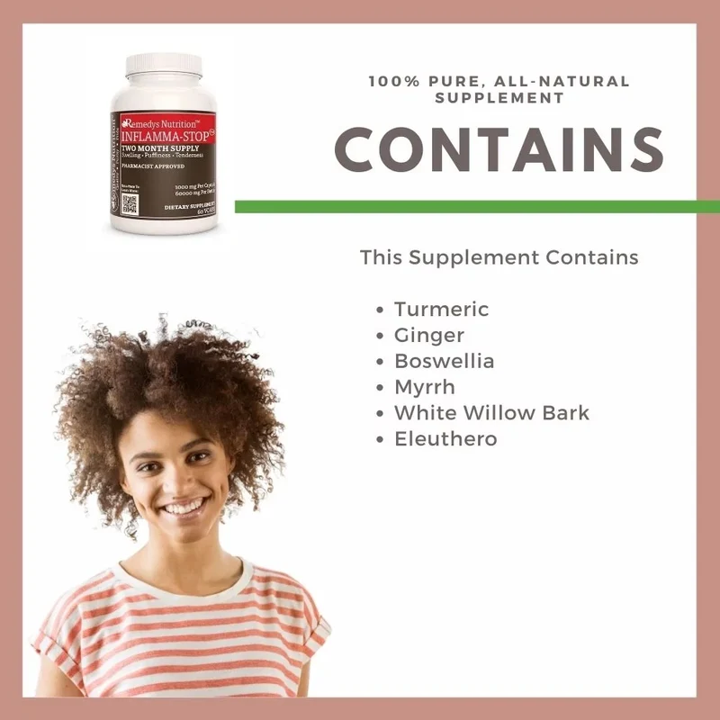 Inflamma-Stop™ 1000 mg, 60 capsules végétaliennes