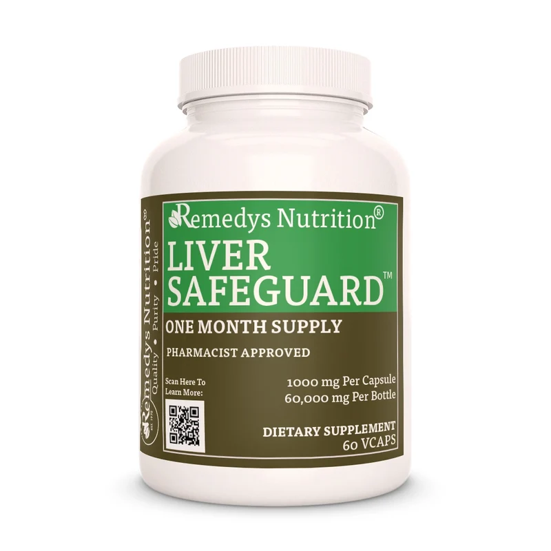 Détox et immunité Liver Safeguard™ 1000 60 mg, XNUMX capsules végétaliennes