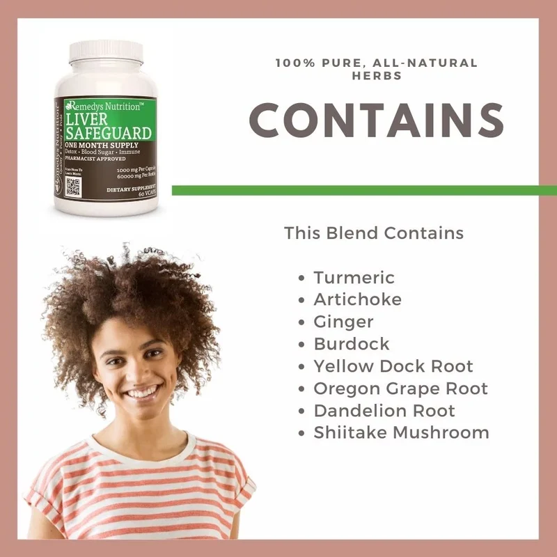 Détox et immunité Liver Safeguard™ 1000 60 mg, XNUMX capsules végétaliennes