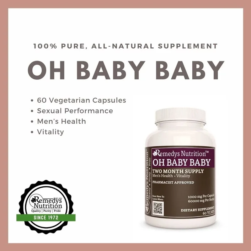 Oh Baby Baby™ 1000 mg, 60 capsules végétaliennes