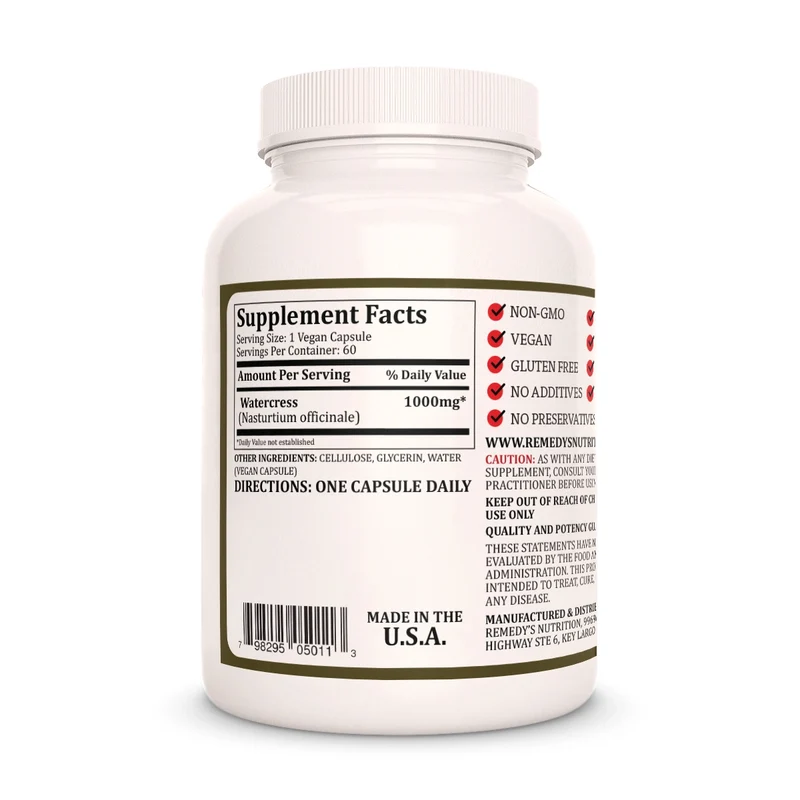 Cresson 1000 mg, 60 capsules végétaliennes
