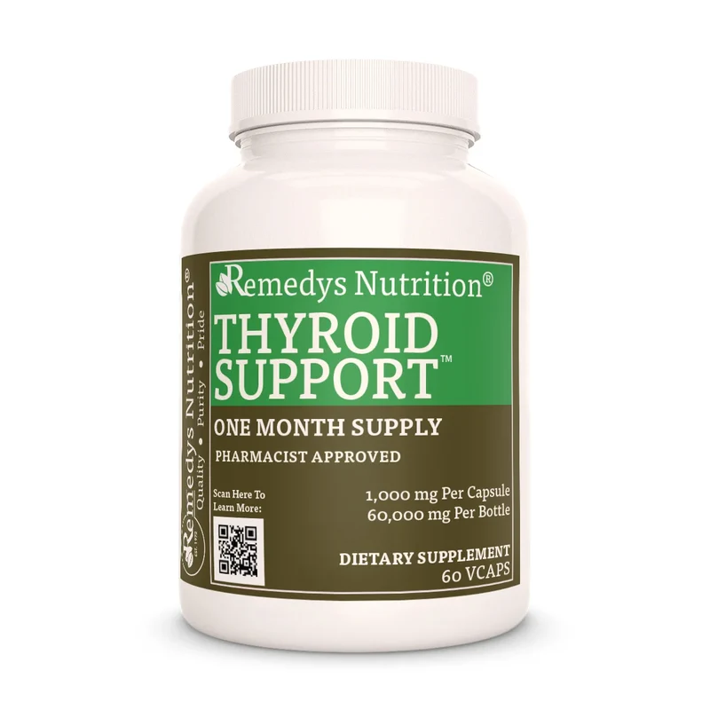Thyroid Support™ 1000 mg, 60 capsules végétaliennes