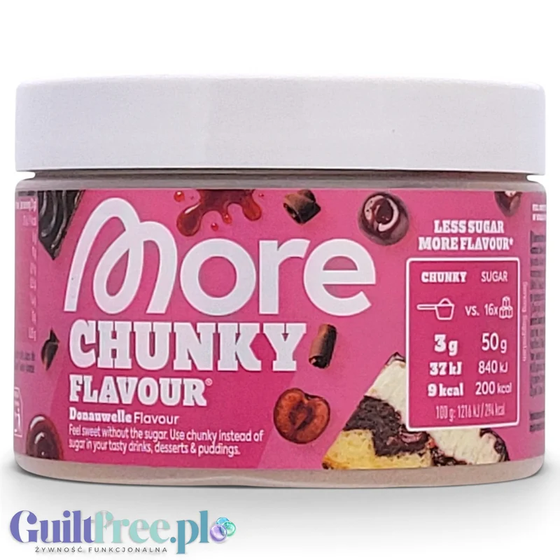 More Nutrition Chunky Flavor Donauwelle 150g - aromat słodzący w proszku a la ciasto Fale Dunaju