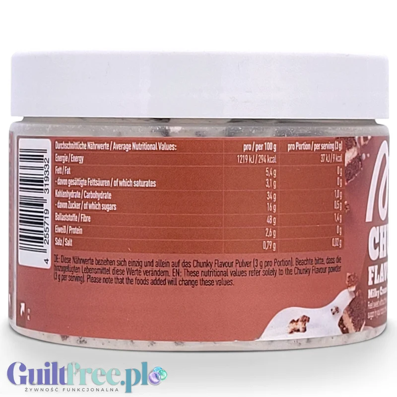 More Nutrition Chunky Flavor Milky Cream Cake 150g - aromat w proszku a la WZ-tka