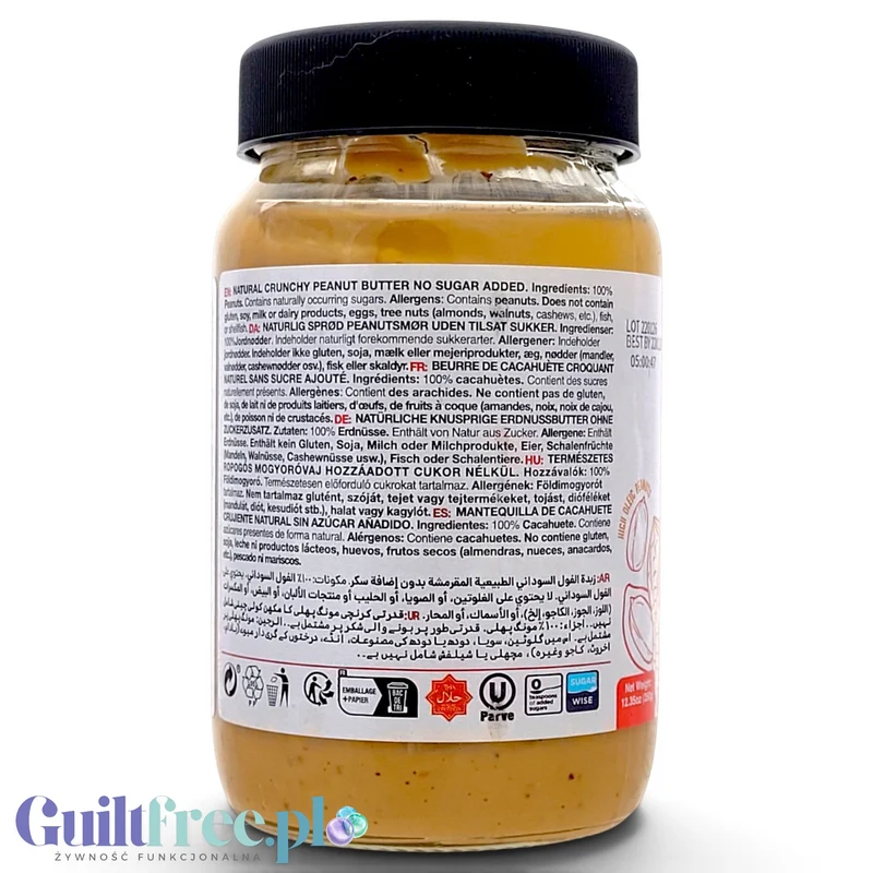 Diablo Peanut Butter Crunchy – chrupiące masło z orzeszków ziemnych 100%