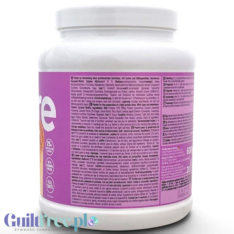 More Nutrition Total Protein Milkshake Stroopwafel 0,6KG - gęsta odżywka białkowa o smaku belgijskich wafli