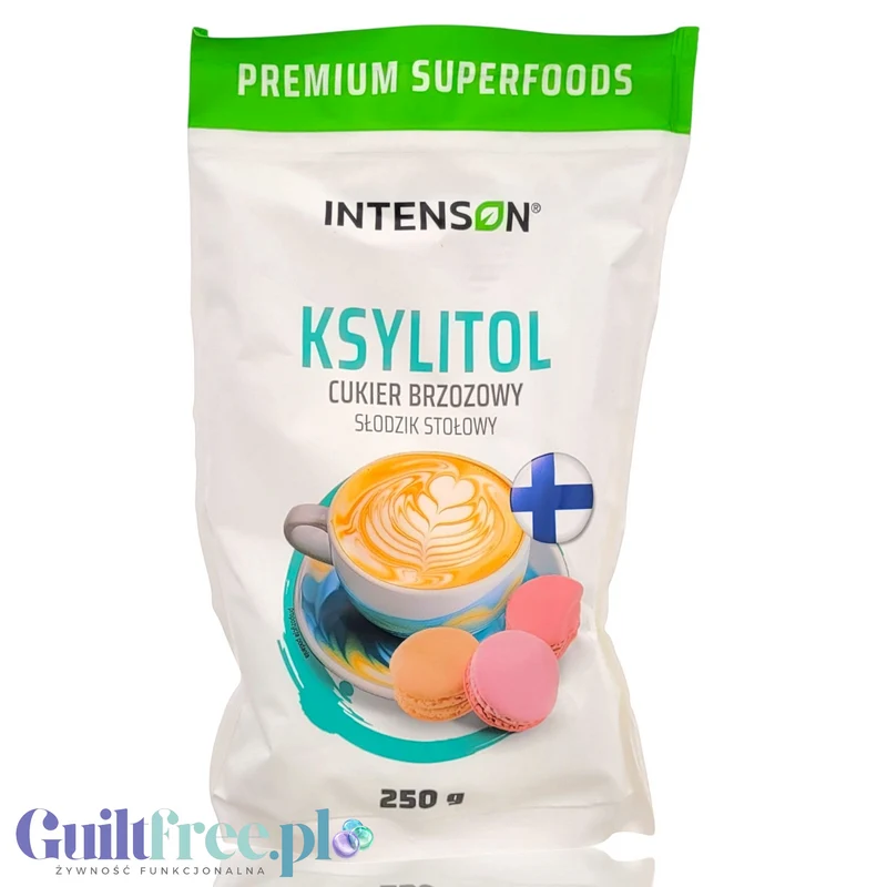 Intenson Ksylitol Danisco z Finlandii 250g - oryginalny fiński ksylitol 100%