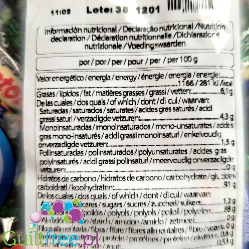 Pictolin Licorice & Cream - bezglutenowe cukierki bez cukru o smaku lukrecjowo-śmietankowym 0,8kg