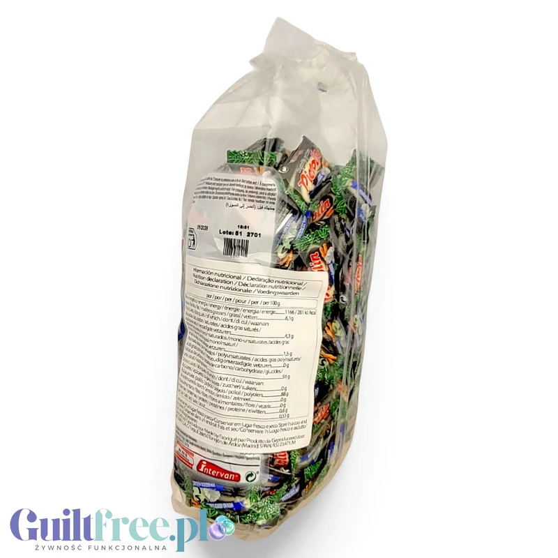 Pictolin Licorice & Cream - bezglutenowe cukierki bez cukru o smaku lukrecjowo-śmietankowym 0,8kg