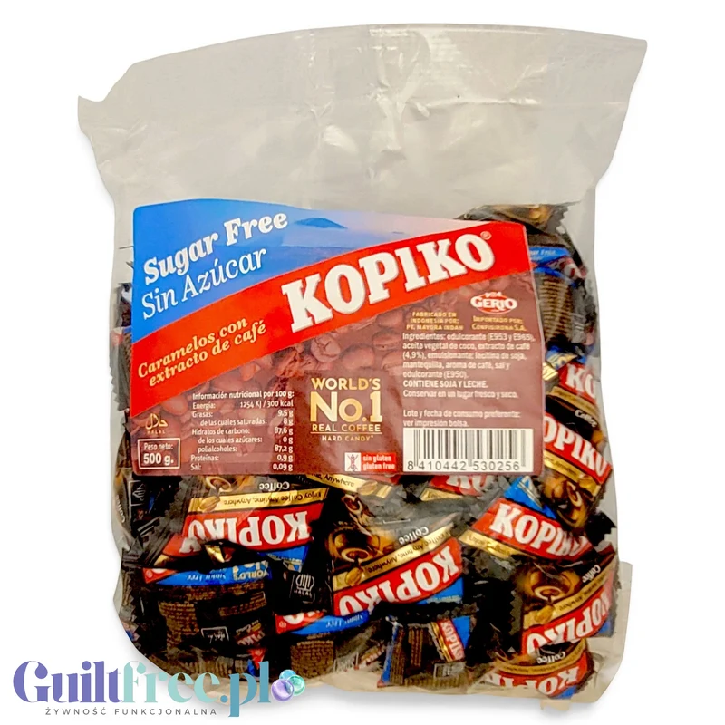 Kopiko Coffee - mocno kawowe cukierki bez cukru