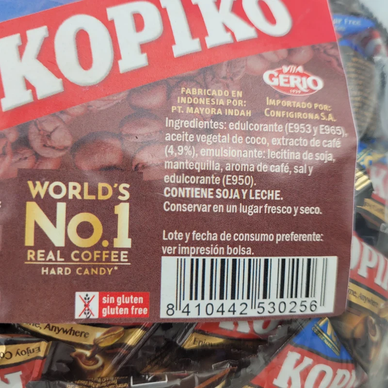 Kopiko Coffee - mocno kawowe cukierki bez cukru